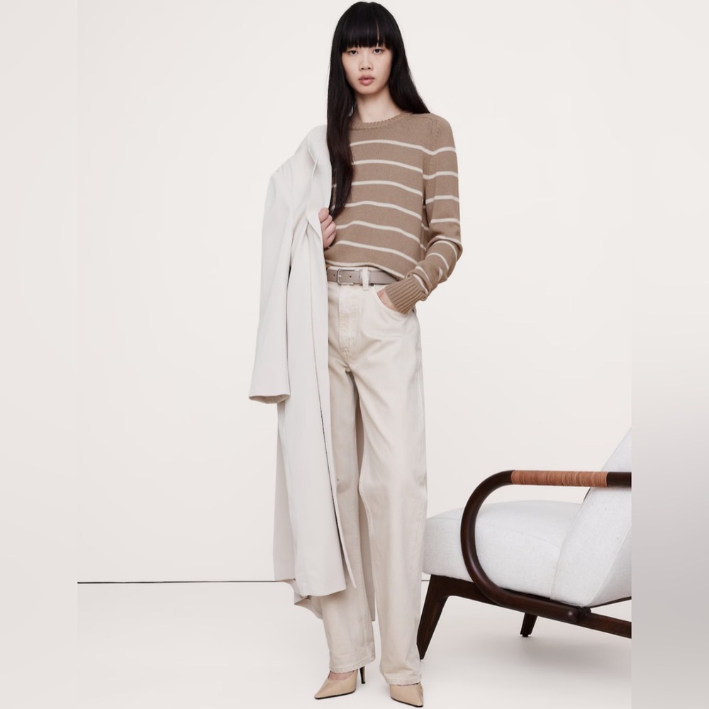 ✨ BANANA REPUBLIC ✨ Demi Cotton-Silk Sweater